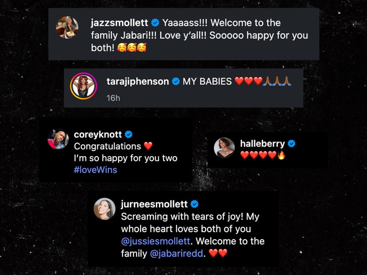 jabari redd jussie smollett engagement comments instagram sub