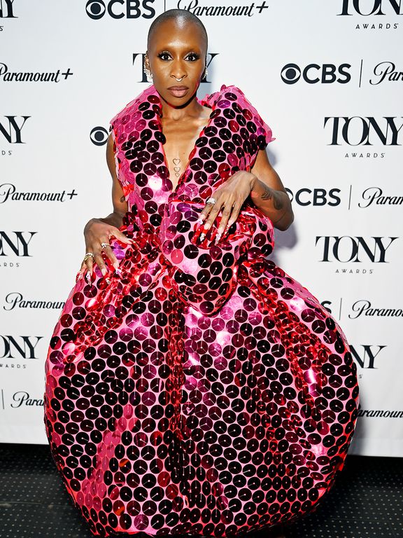 Cynthia Erivo attends The 78th Annual Tony Awards Green Room presented by Cunard at Radio City Music Hall on June 08, 2025 in New York City