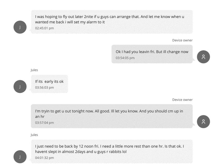 Even More Diddy Court Text Message Exhibits 4