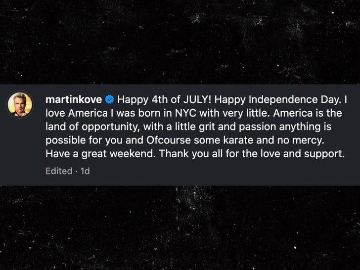 martin kove instagram caption sub