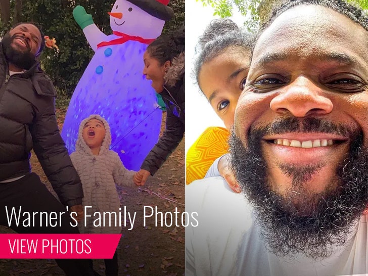 Malcolm-Jamal Warner and family