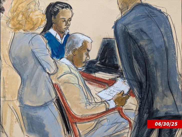 diddy Elizabeth Williams reading juror note 2
