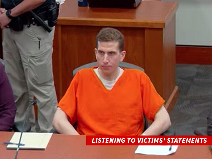 bryan kohberger LISTENING TO VICTIMS' STATEMENTs