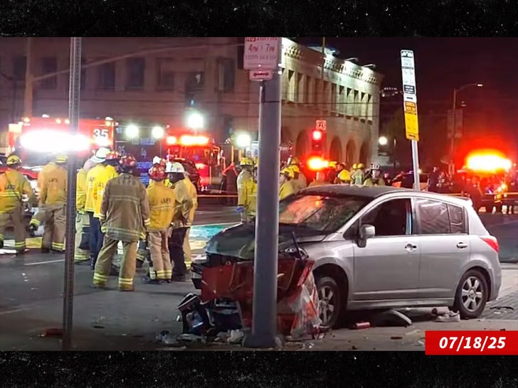 los angeles car crash Youtube-AXN News sub swipe 2