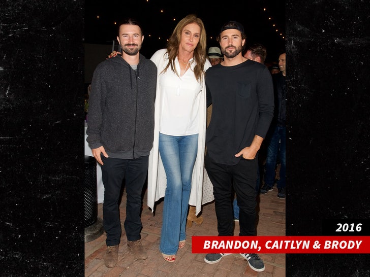Brandon Jenner, Caitlyn Jenner and Brody Jenner sub getty swipe