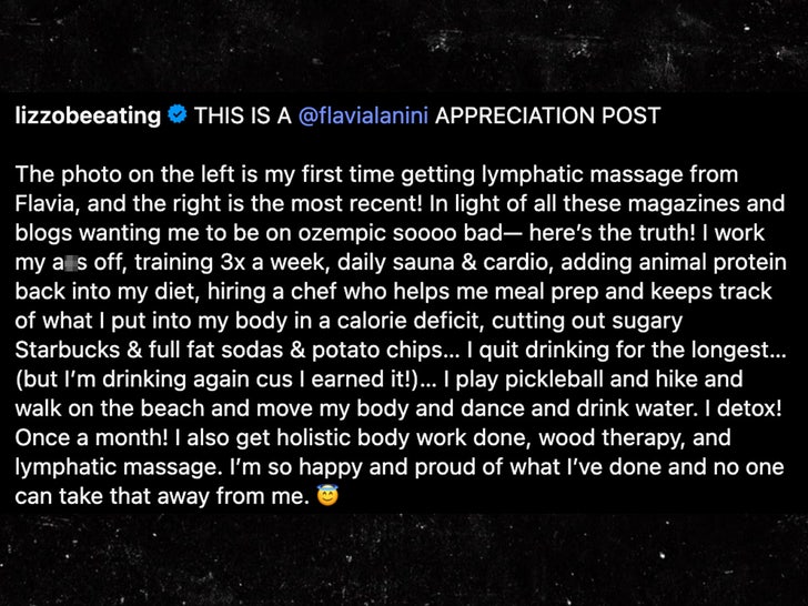 lizzo comment instagram