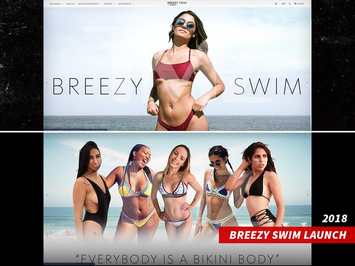 breezy swim launch sub split swipe