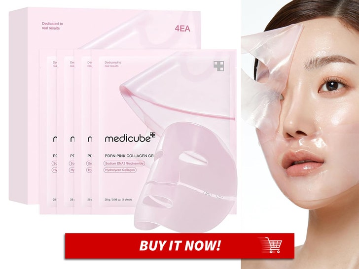 medicube Salmon DNA PDRN pink collagen jelly gel mask