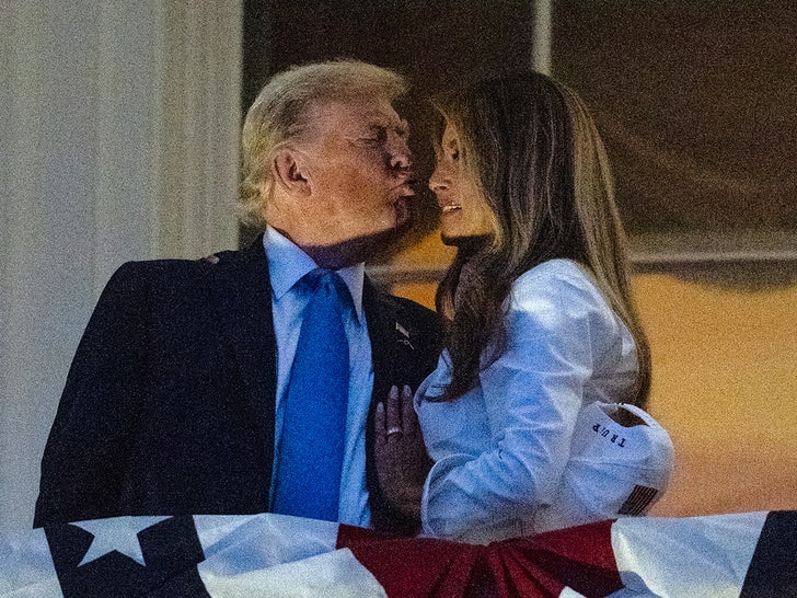 donald trump melania trump kiss main getty