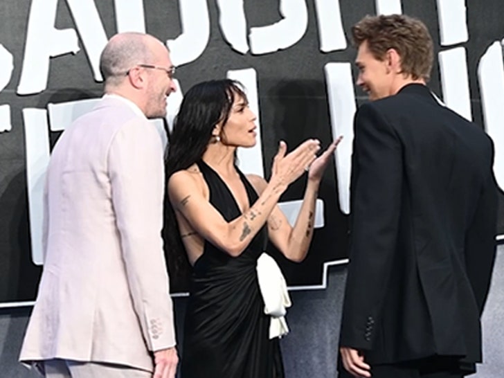 Zoe Kravitz, Austin Butler & Darren Aronofsky