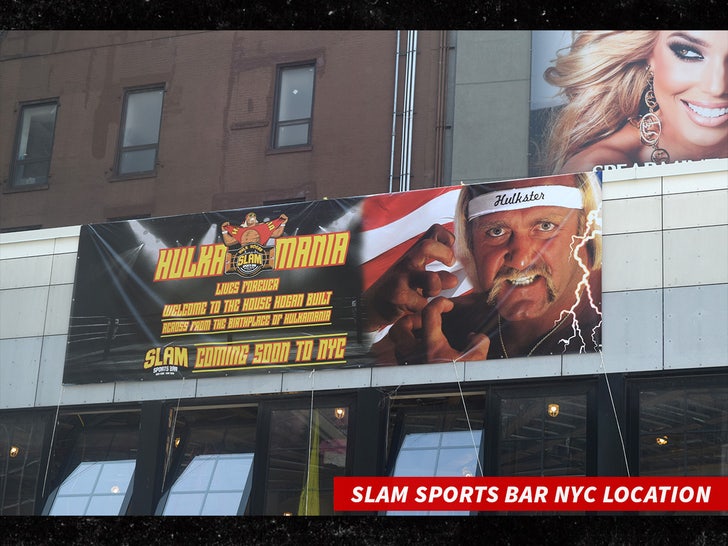 Slam Sports Bar NYC Location hulk hogan American Sports Bar Entertainment swipe