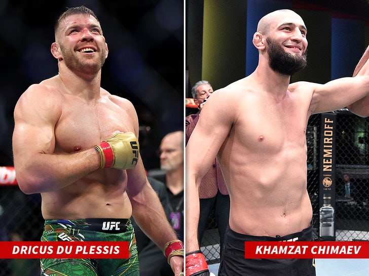 Khamzat Chimaev dricus du plessis  split sub getty swipe