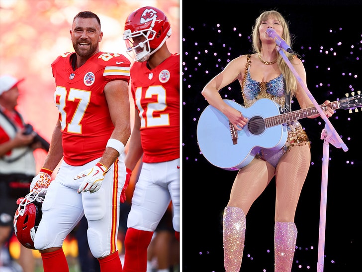 taylor swift and travis kelce getty 1