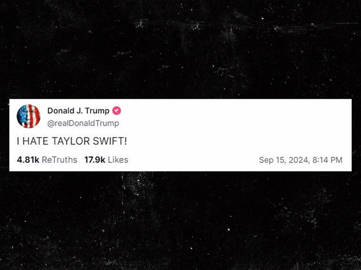 donald trump hates taylor swift x 1