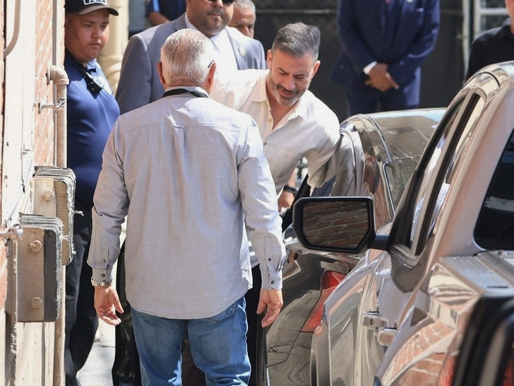 Jimmy Kimmel arriving backgrid