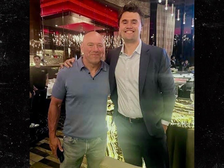 charlie kirk dana white handout