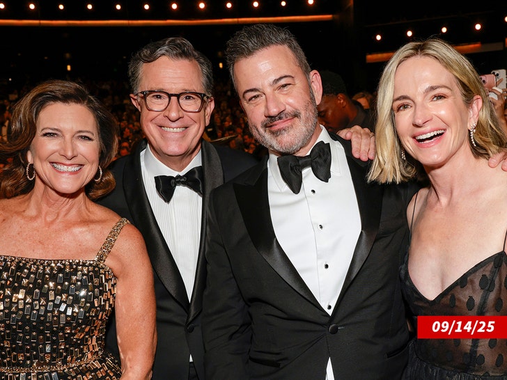 stephen colbert jimmy kimmel getty