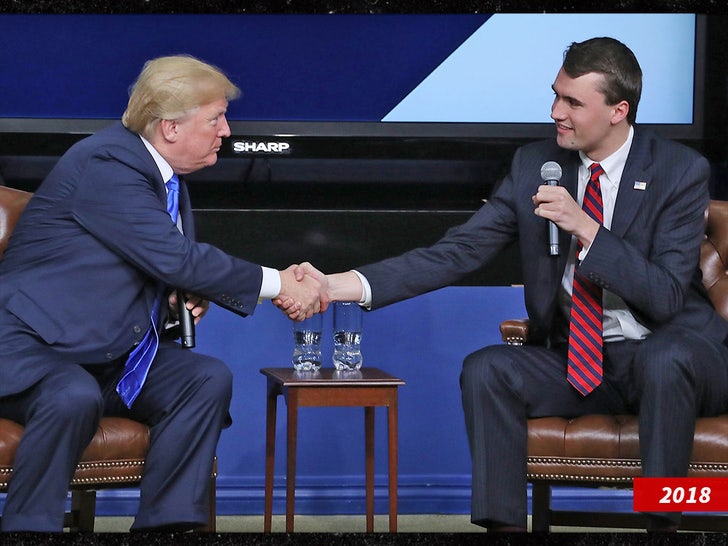 donald trump charlie kirk sub getty swipe