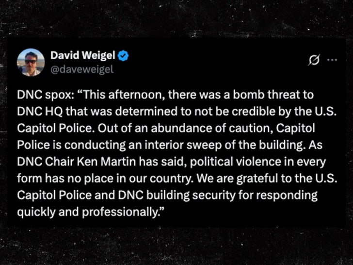 david weigel dnc bomb threat x sub