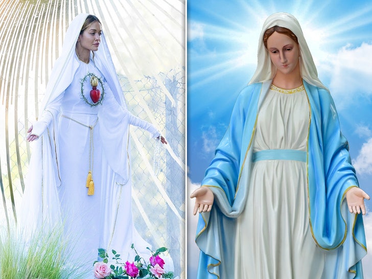 rita ora virgin mary split sub getty backgrid
