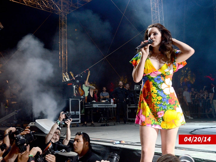 lana del rey at coachella getty