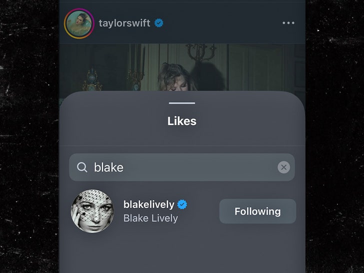 taylor swift blake lively like instagram sub