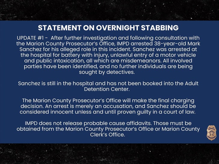 mark sanchez impd arrest statement sub x