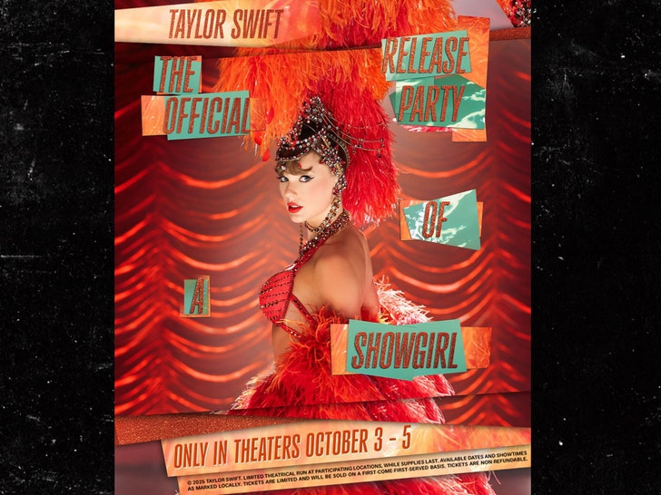 taylor swift release party theater announcment