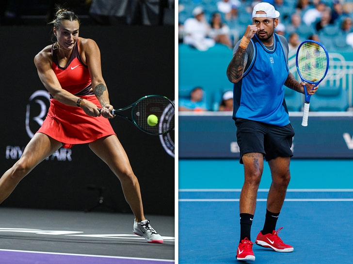 Aryna Sabalenka and Nick Kyrgios getty 1
