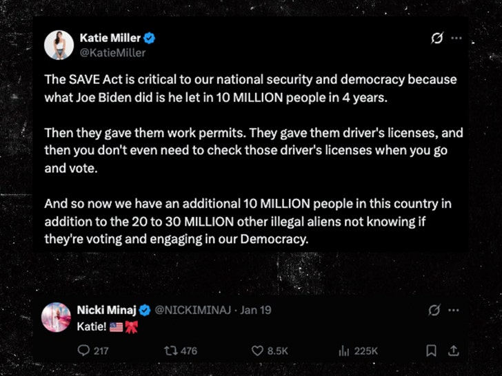 katie miller nicki minaj comments