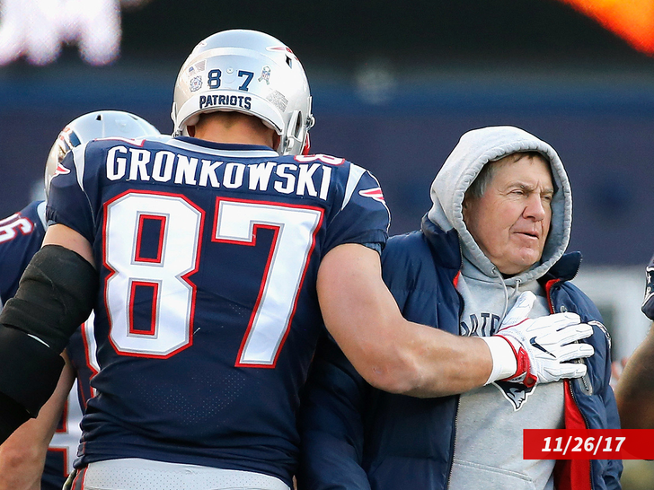 rob gronkowski and bill belichick