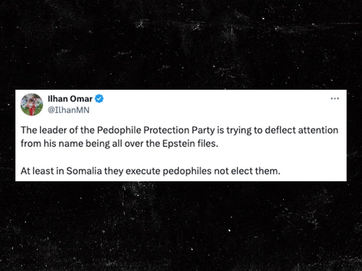 ilhan omar on donald trump x