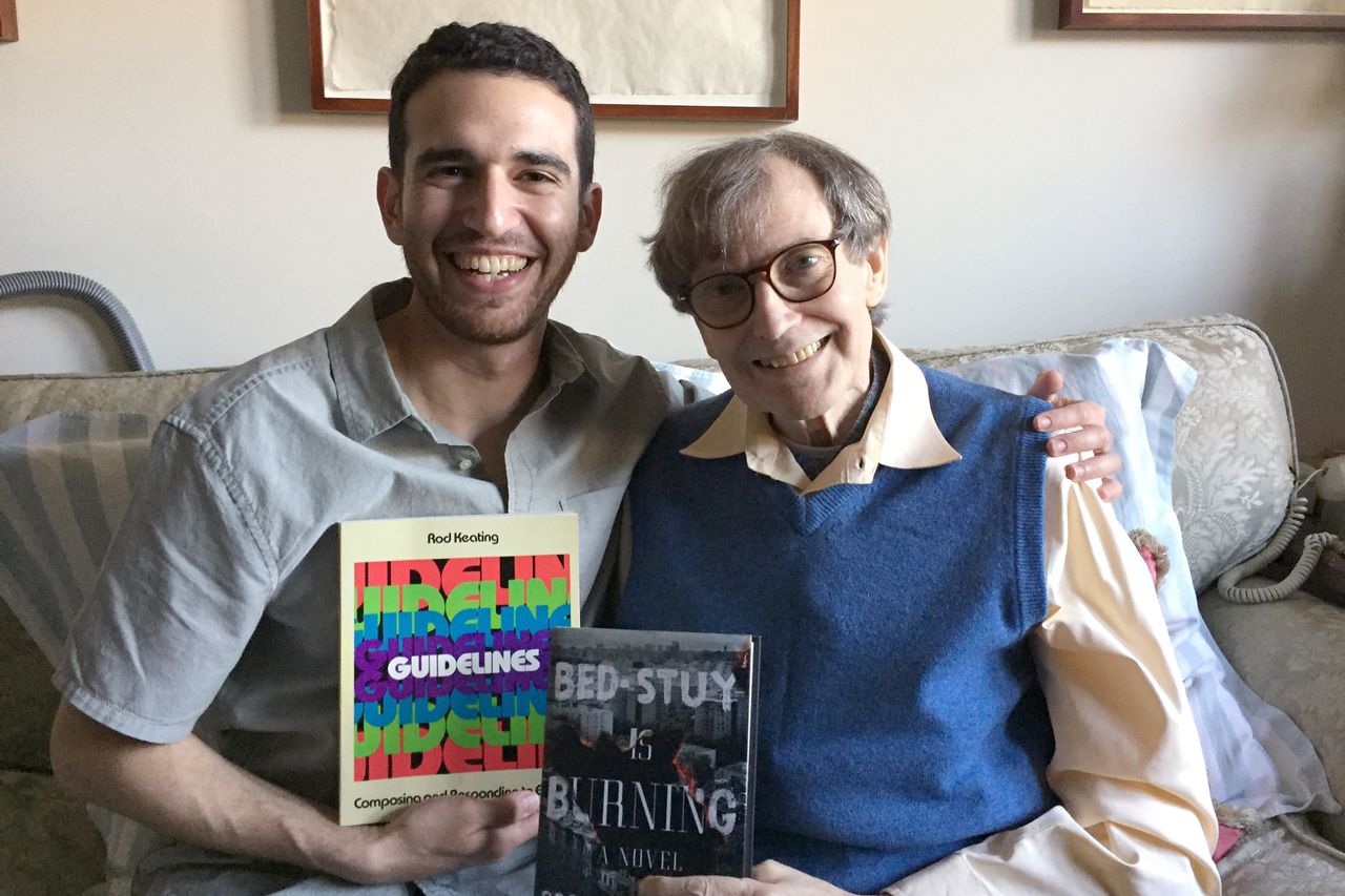 Brian Platzer (left) and Mr. Keating Courtesy of Brian Platzer