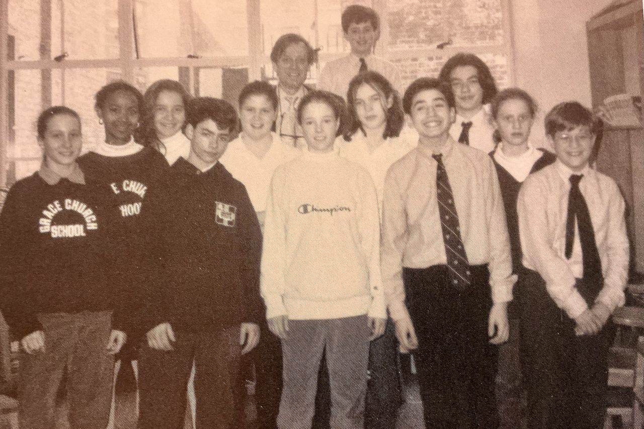 A photo in Mr. Keating's class Courtesy of Brian Platzer