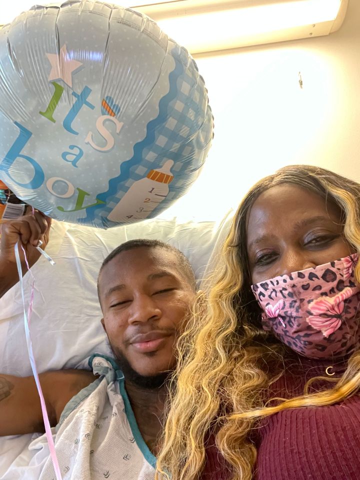 Transgender Man Was Shot After Coming Out But He Spent Years Undergoing Plastic Surgery to Become His Truest Self Jordan at the hospital following the first stage of his bottom surgery Jordan Weems