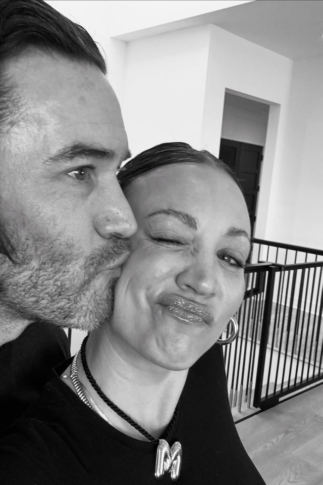 Tom Pelphrey and Kaley Cuoco on Instagram