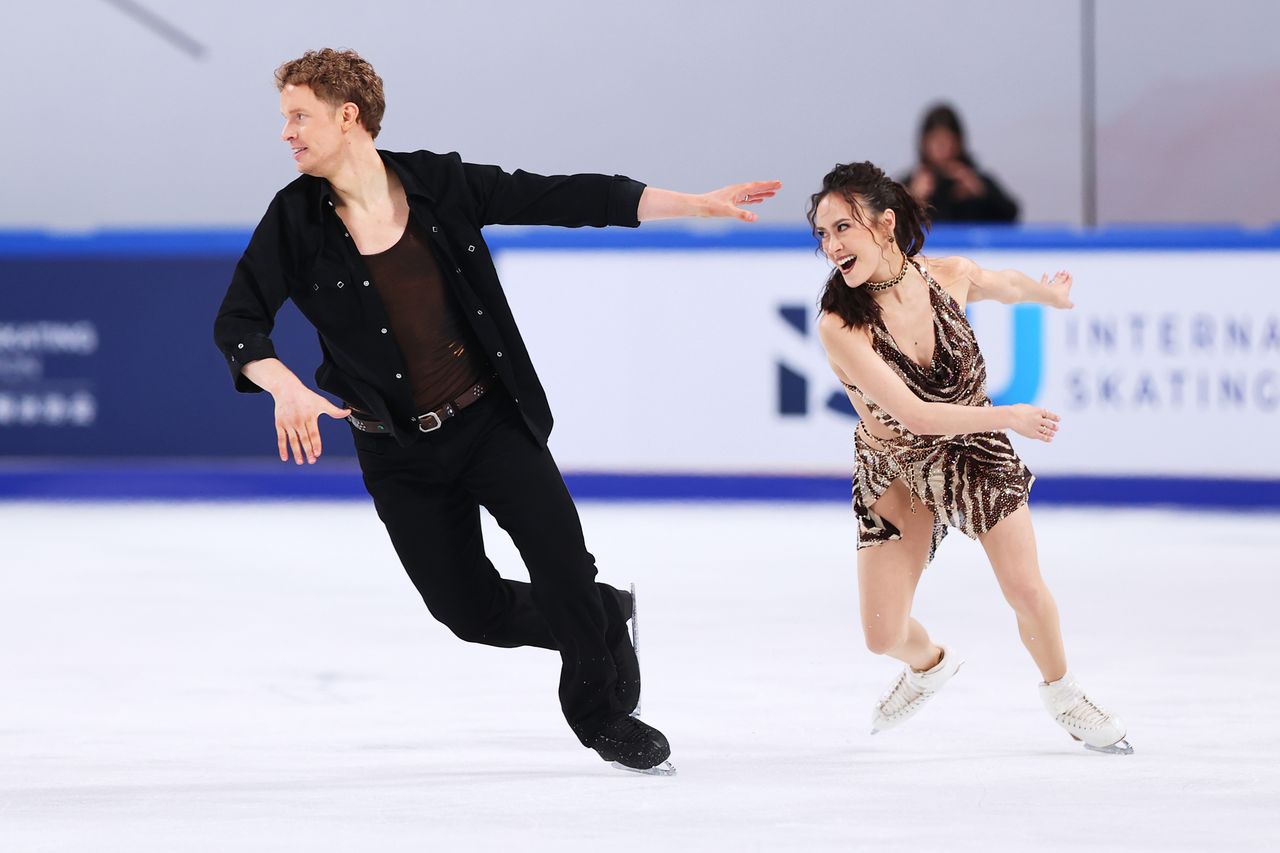 Madison Chock and Evan Bates Tang Xinyu/VCG via Getty 