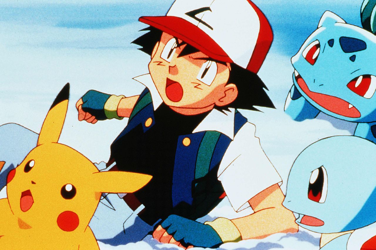 Pikachu, Ash, Squirtle and BulbasaurCredit: Shogakukan/Tomy/Kobal/Shutterstock