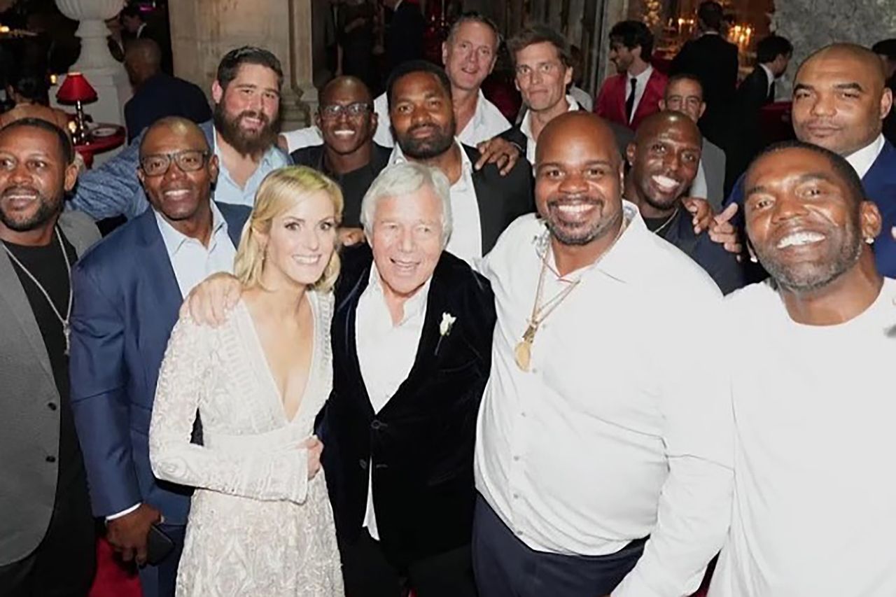 Robert Kraft marries Dana Blumberg. Drew Bledsoe/Instagram
