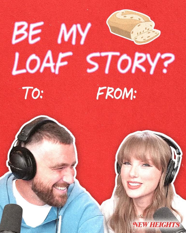 Travis Kelce Makes Cheeky Reference to Taylor Swift in Podcast Valentine's Day Post Travis Kelce's 'New Heights' podcast shares a Taylor Swift-themed Valentine's Day card New Heights/Instagram