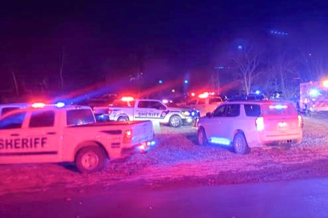 Sheriff's Department cars near Bird Creek Osage County Sheriff's Office