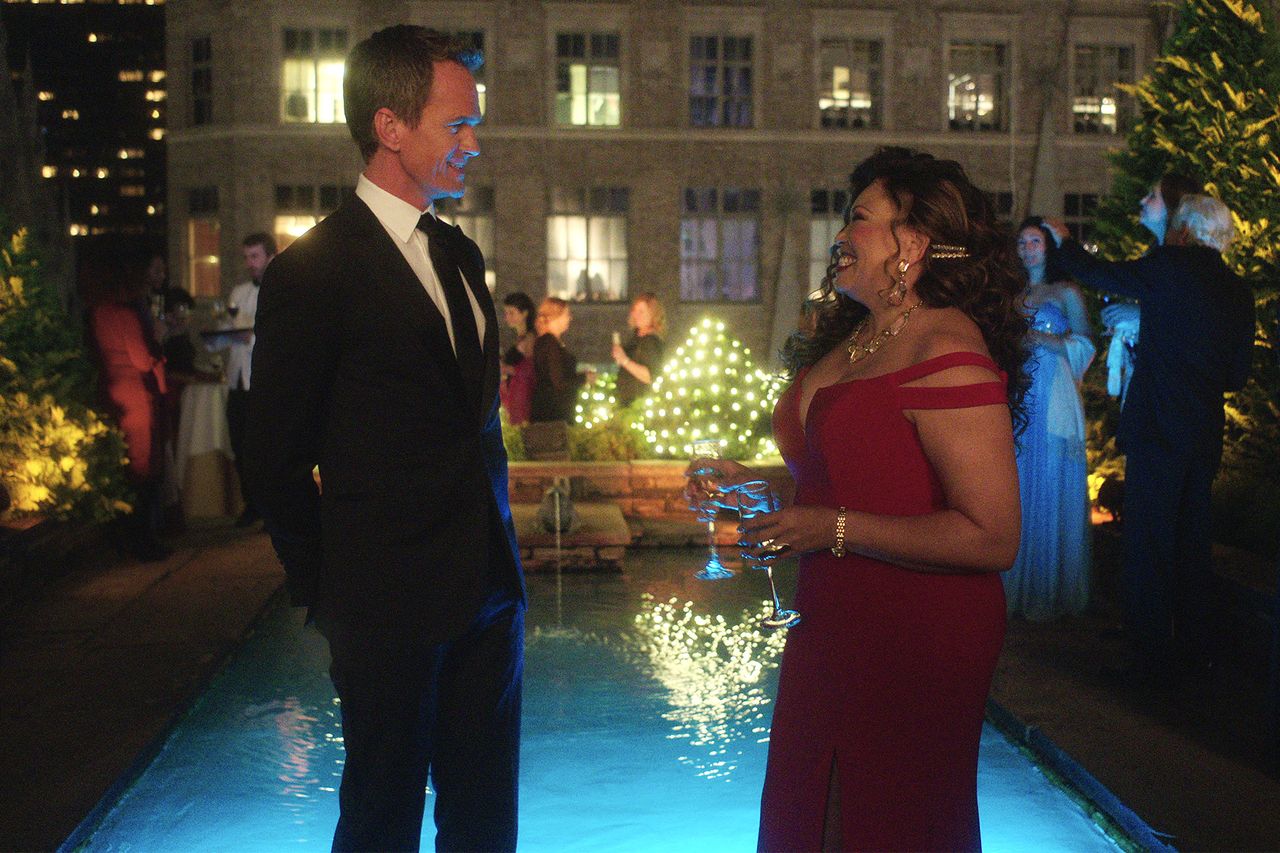 Neil Patrick Harris and Tisha Campbell in 'Uncoupled.' Netflix