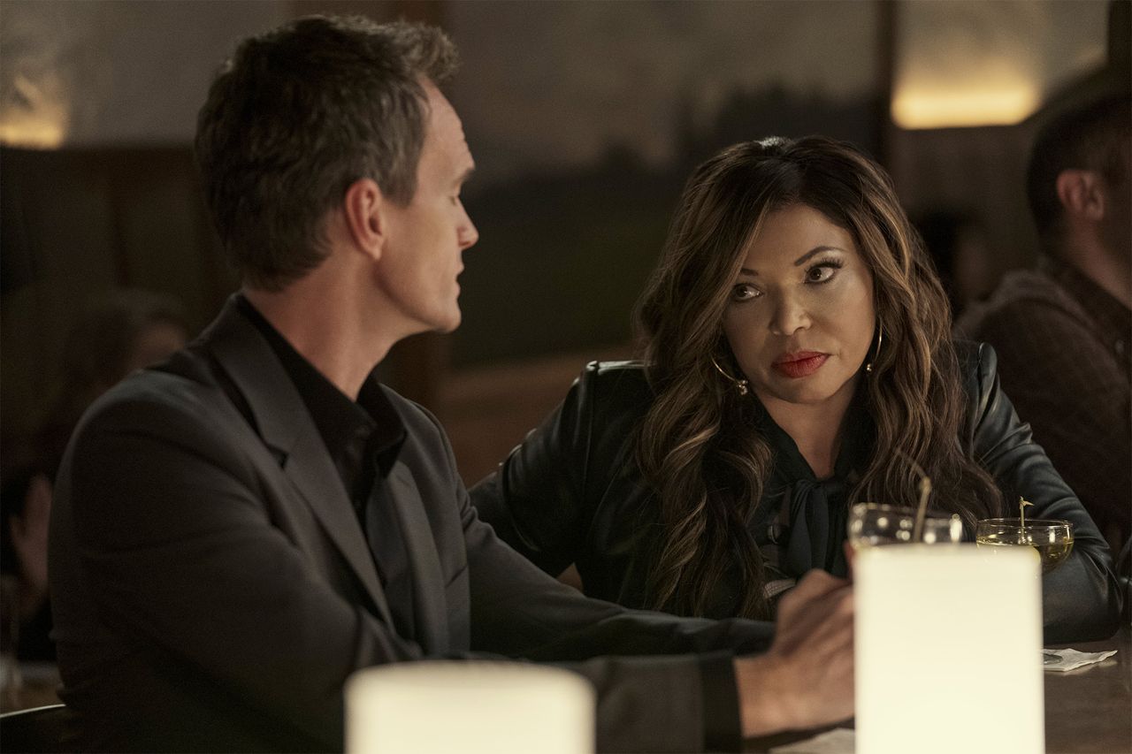 Neil Patrick Harris and Tisha Campbell in 'Uncoupled.' Sarah Shatz/Netflix