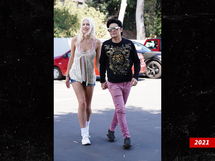 corey feldman and Courtney Anne Mitchell getty 3