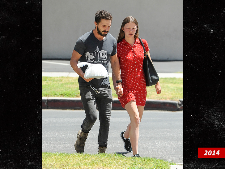 mia goth SHIA LABEOUF sub getty 2