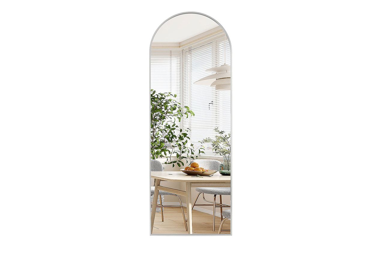 Alizeh Arched Metal Oversized Full Length Mirrors Wall Mirrors with Stand Wayfair