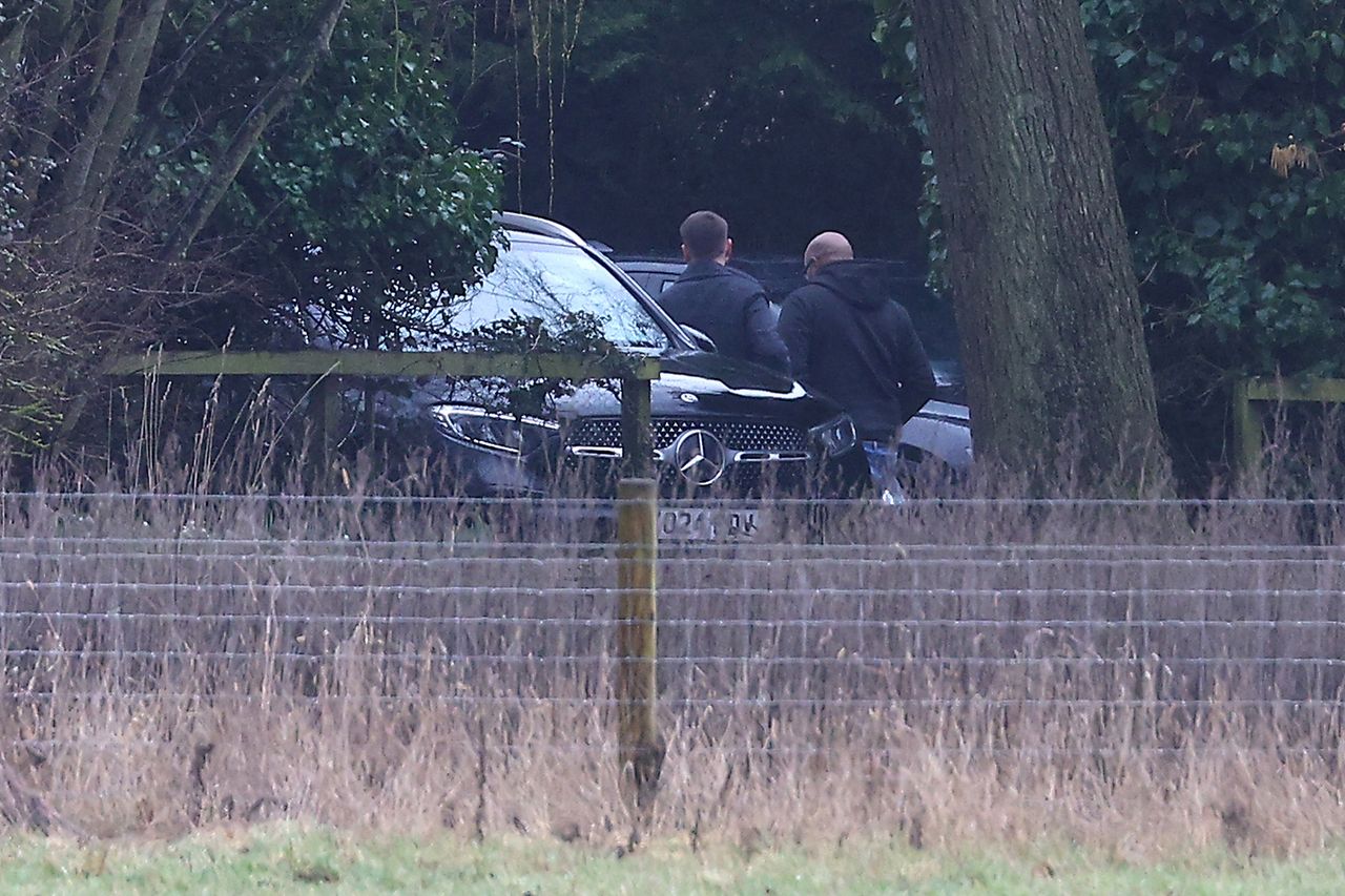Police appear to arrive at the home of the ex-Prince Andrew in Sandringham, Norfolk Peter Nicholls/Getty