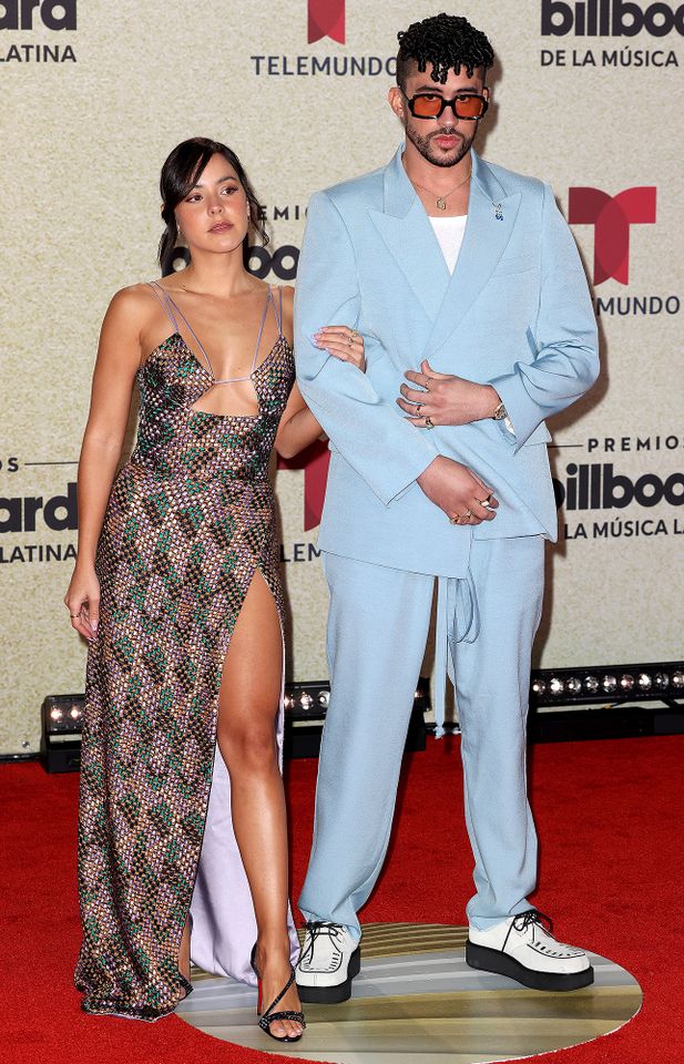 Gabriela Berlingeri and Bad Bunny in September 2021 Alexander Tamargo/Telemundo/Photo Bank