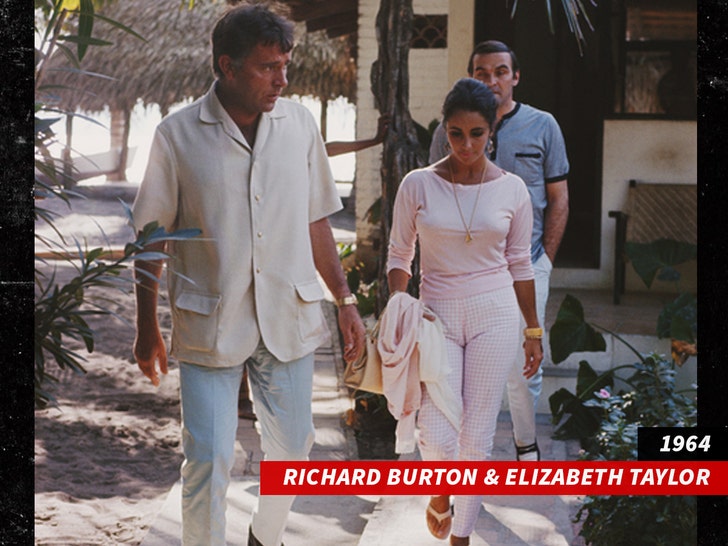 Richard Burton and Elizabeth Taylor getty