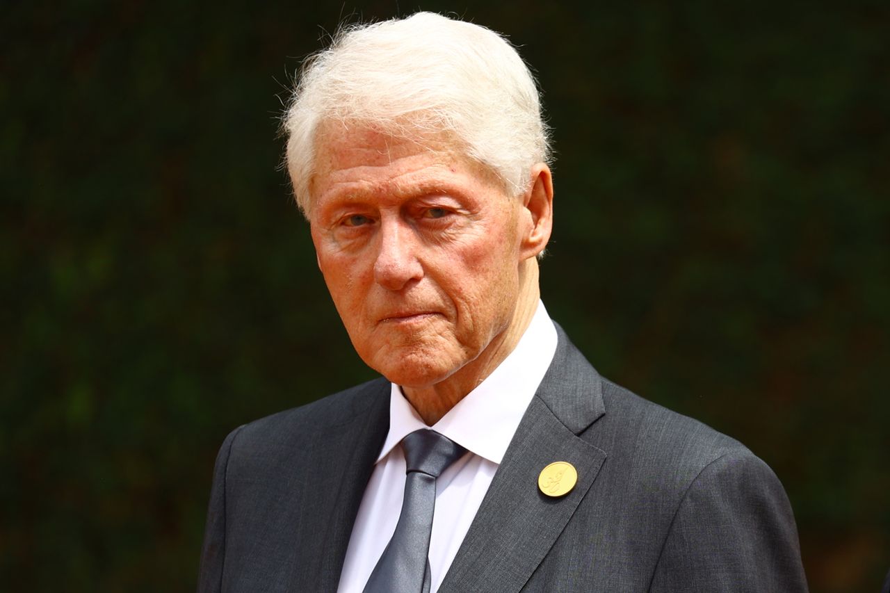Bill Clinton on April 7, 2024 in Kigali, Rwanda. Luke Dray/Getty